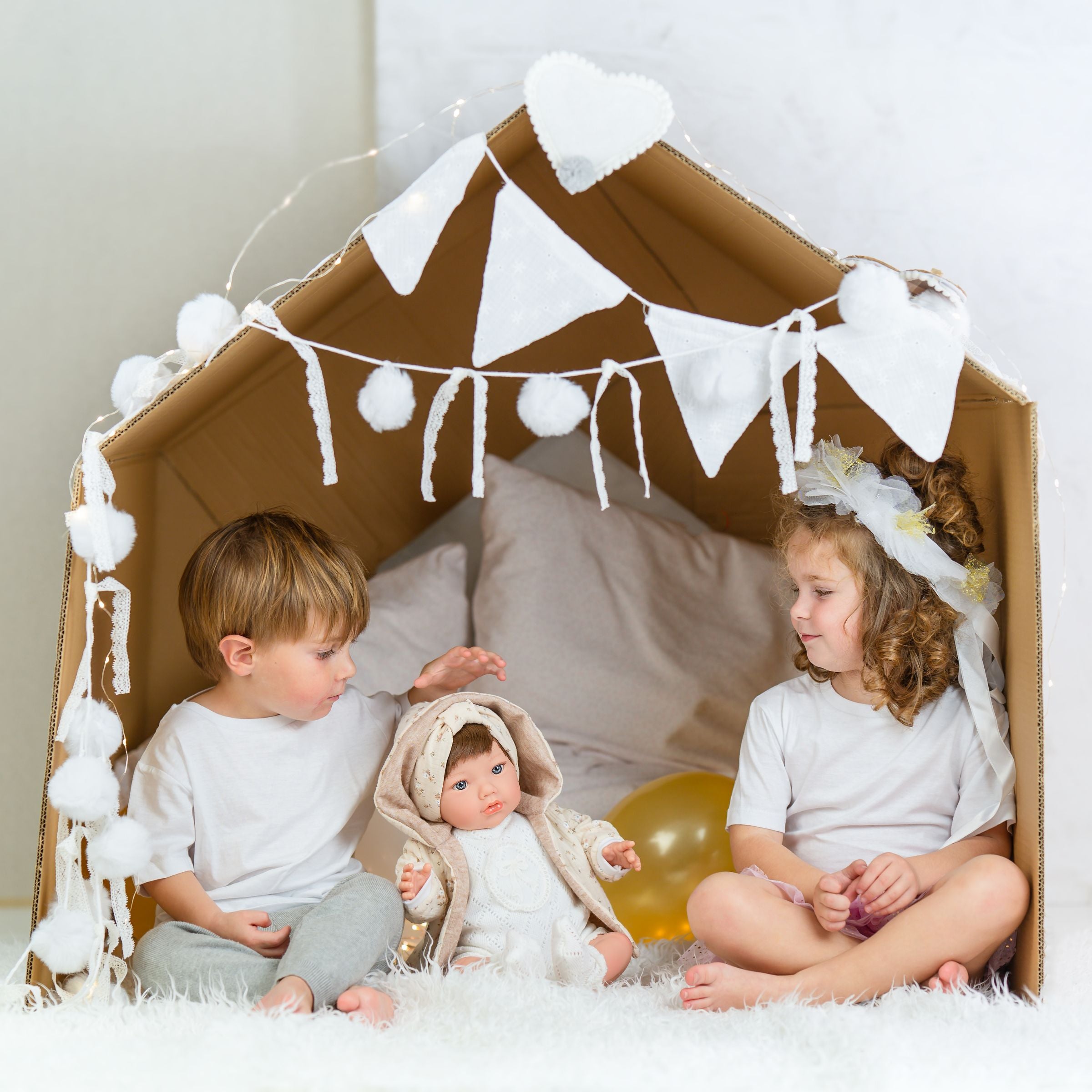 kids playing with doll cottonplanet.ie