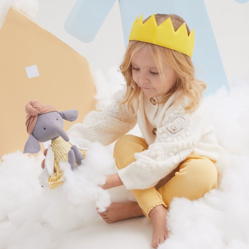 girl playing soft toy cottonplanet.ie