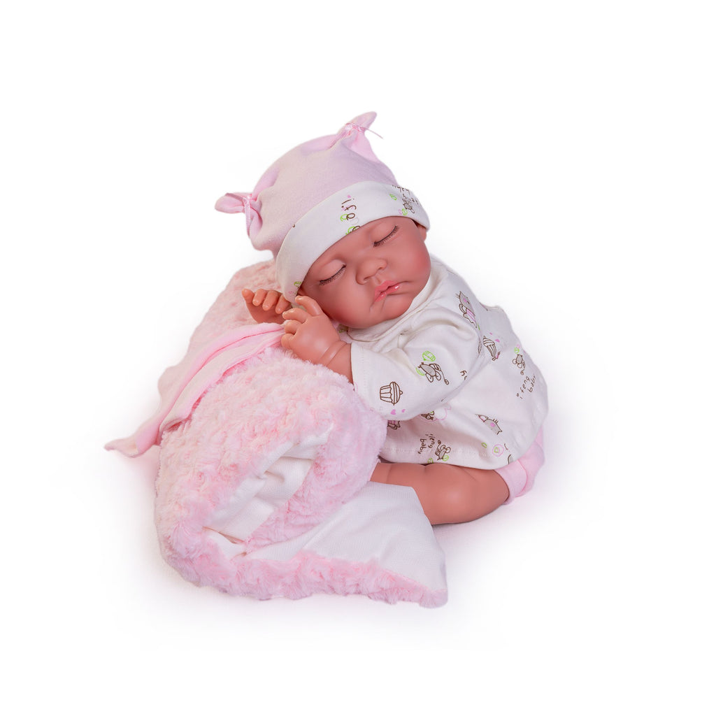 Newborn Doll Sleeping on a Pillow by Antonio Juan | Cotton Planet