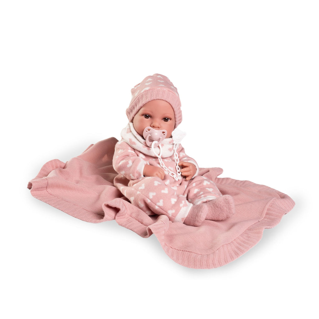 Newborn Doll with Blanket and Romper by Antonio Juan | Cotton Planet