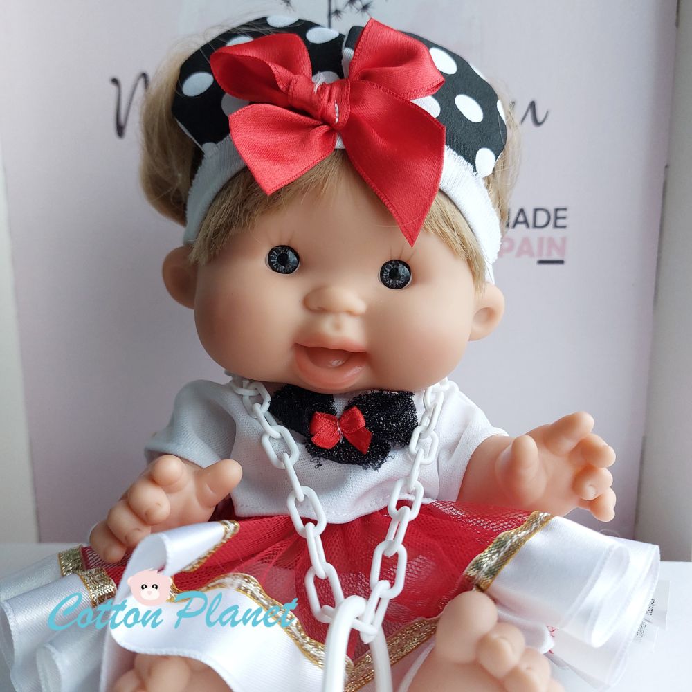 Handmade Disney Doll in a Minnie Dress by Marina & Pau | Cotton Planet