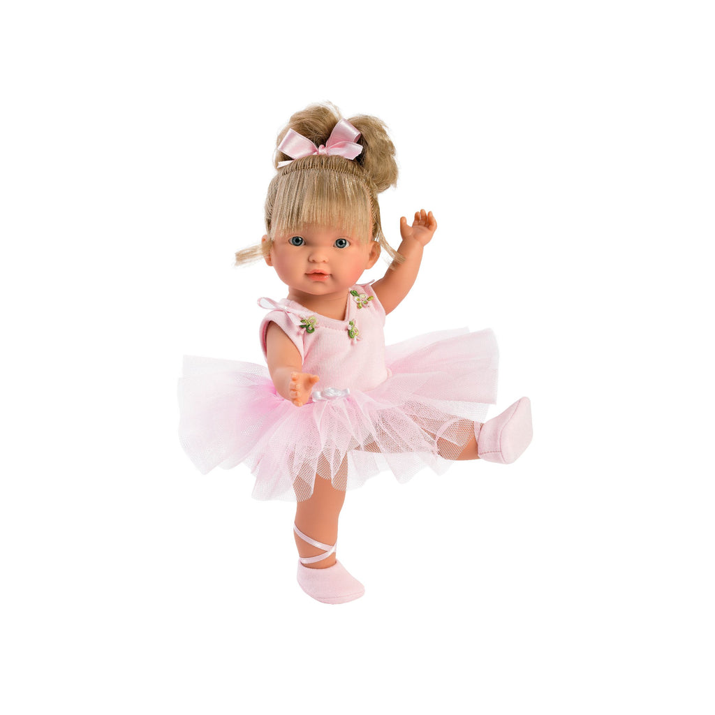 Valeria Ballerina Doll in Pink Outfit by Llorens | Cotton Planet