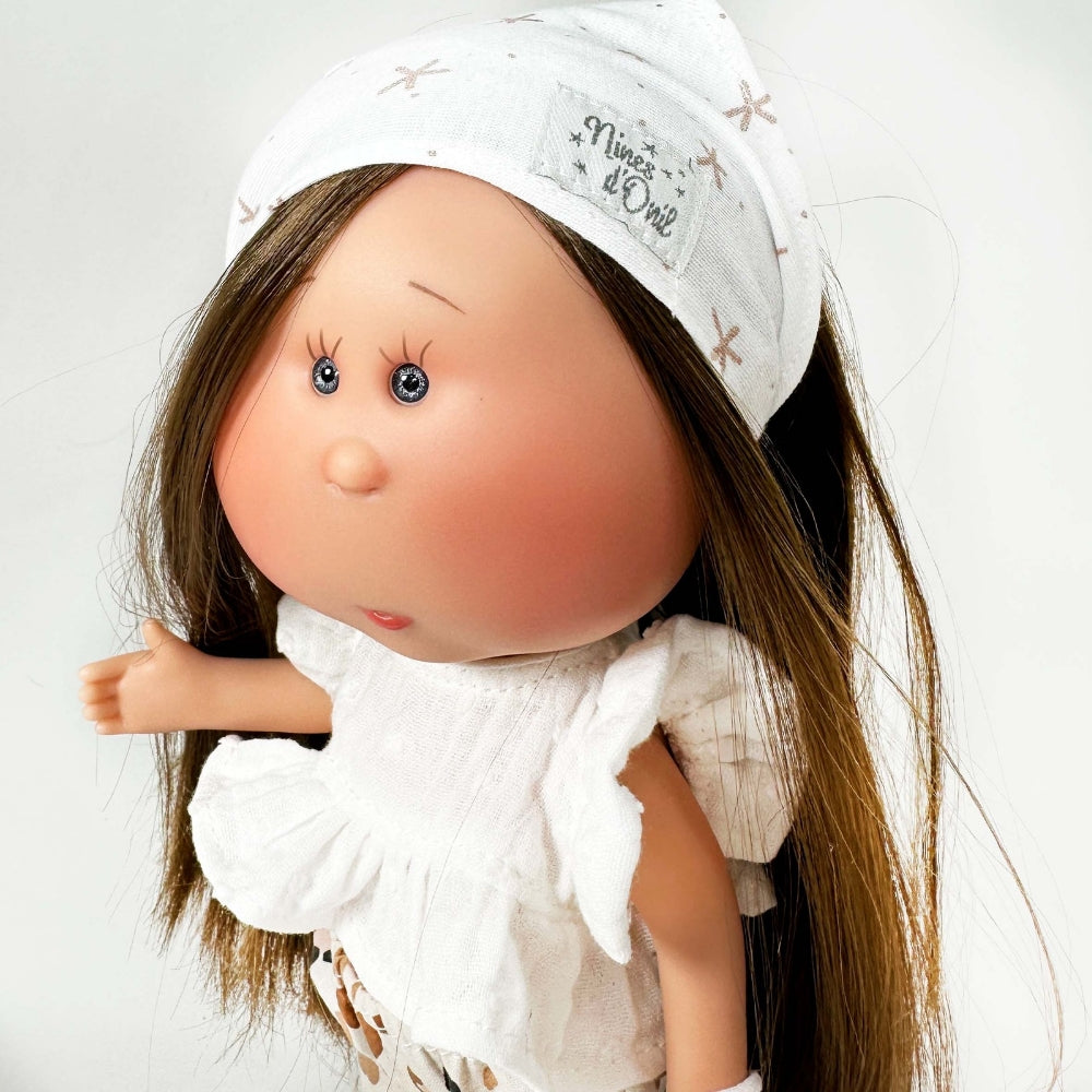 Mia Pet Doll with Long Brown Hair and Puppy | cottonplanet.ie