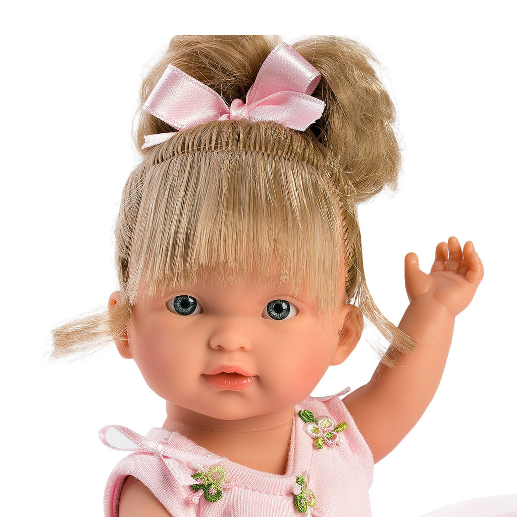 Valeria Ballerina Doll in Pink Outfit by Llorens | Cotton Planet