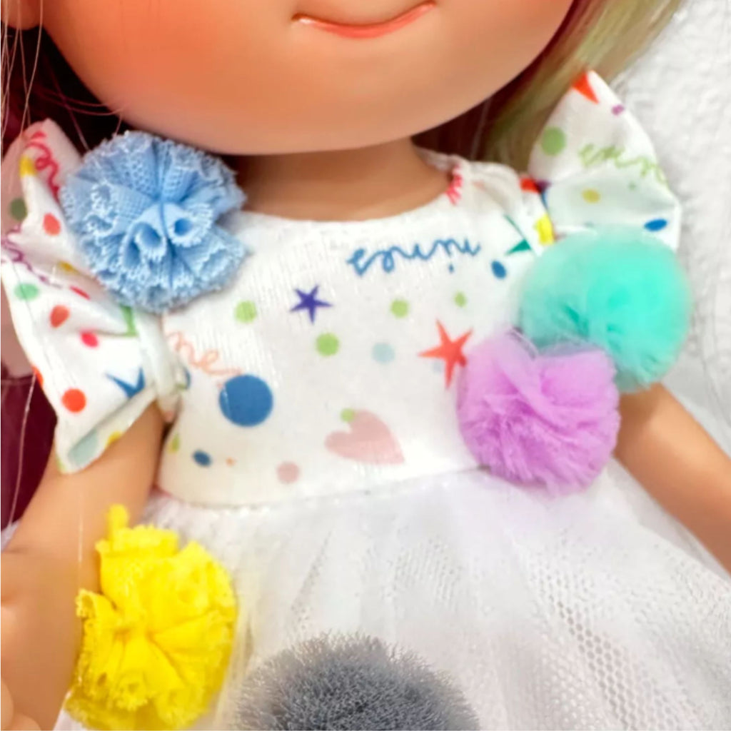 Pippa in a Rainbow Dress by Nines d’Onil  | Cotton Planet