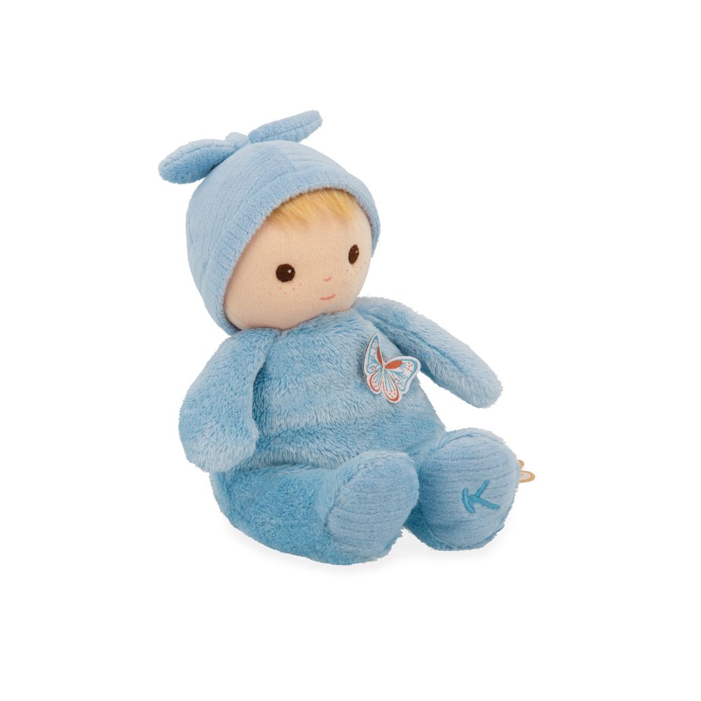 Soft Doll - Linen Blue Doll by Kaloo | Cotton Planet