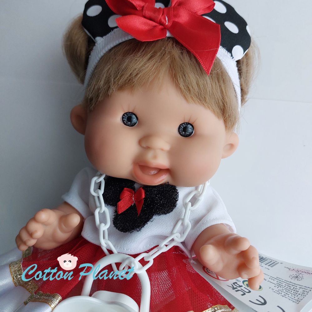 Handmade Disney Doll in a Minnie Dress by Marina & Pau | Cotton Planet