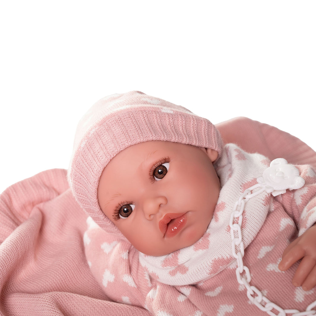 Newborn Doll with Blanket and Romper by Antonio Juan | Cotton Planet