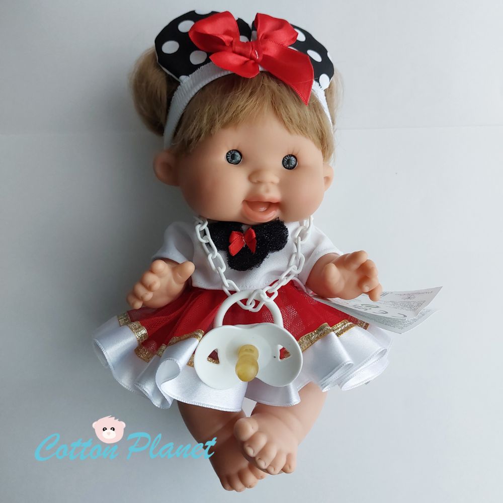 Handmade Disney Doll in a Minnie Dress by Marina & Pau | Cotton Planet