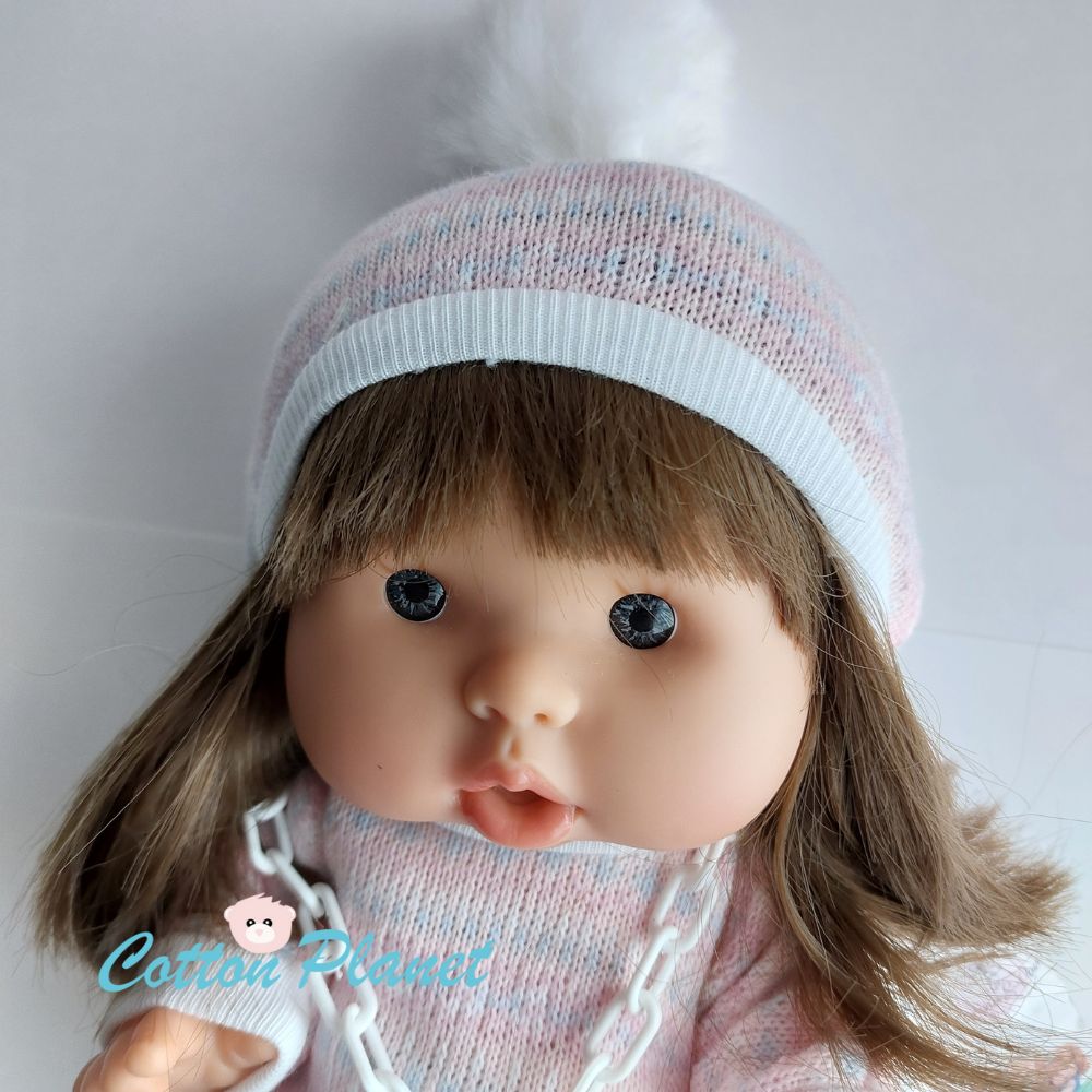 Handmade Doll in a Knitted Dress by Marina & Pau | Cotton Planet