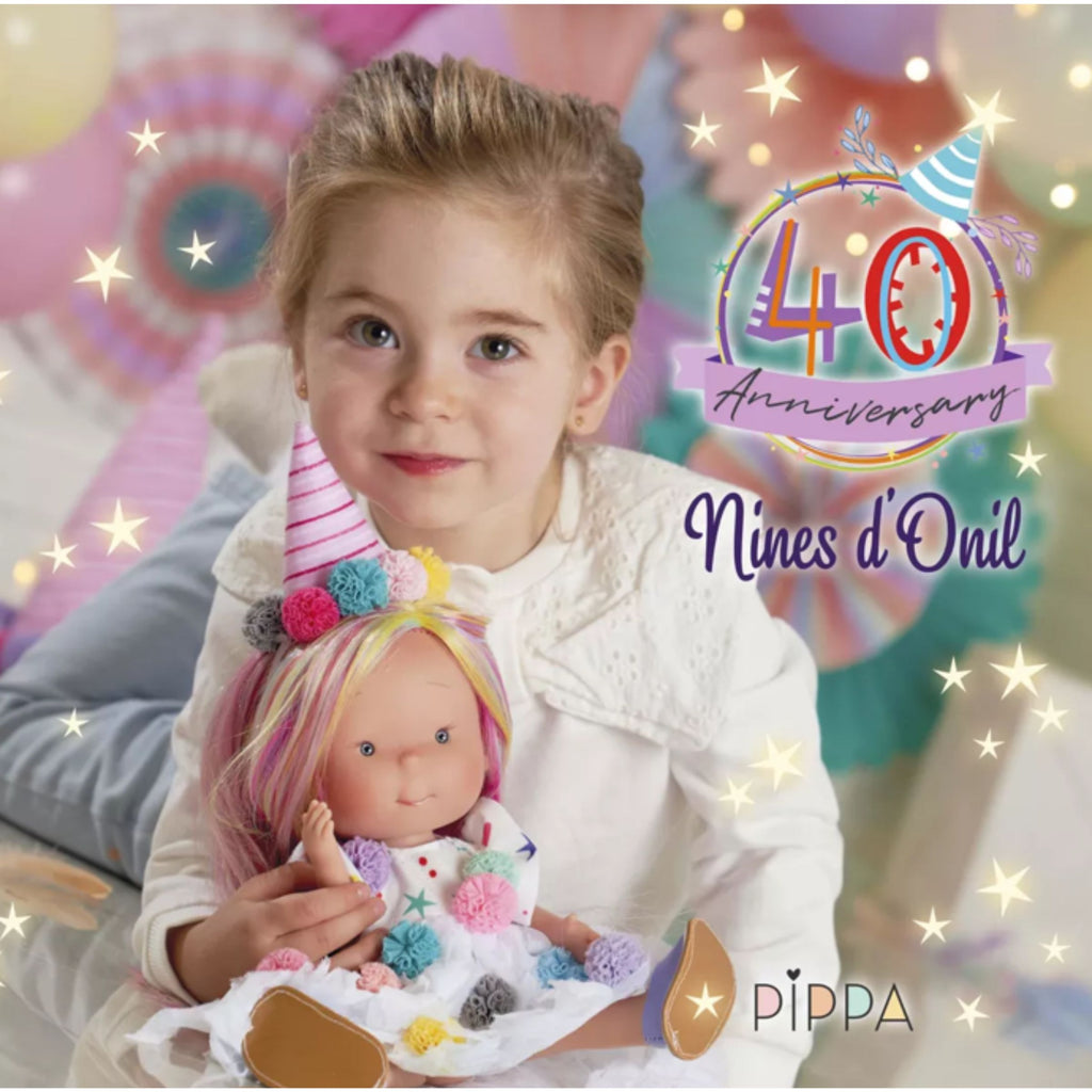 Pippa in a Rainbow Dress by Nines d’Onil  | Cotton Planet