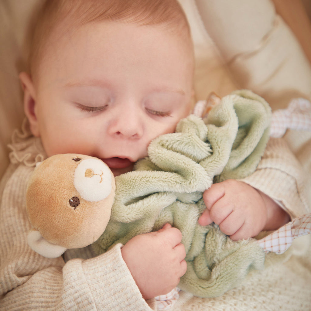 Green Bear Comforter by Kaloo | Cotton Planet