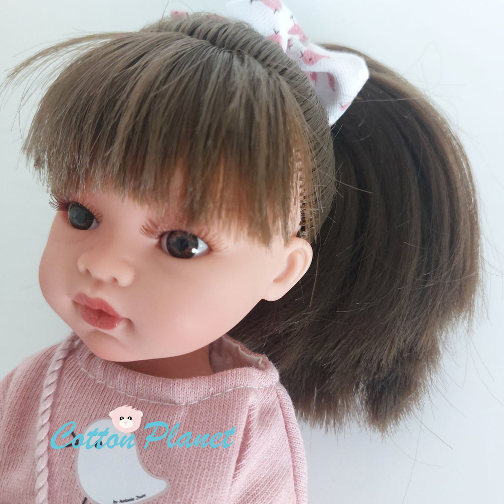 Fashion Doll with Teddy and Handbag by Antonio Juan | Cotton Planet