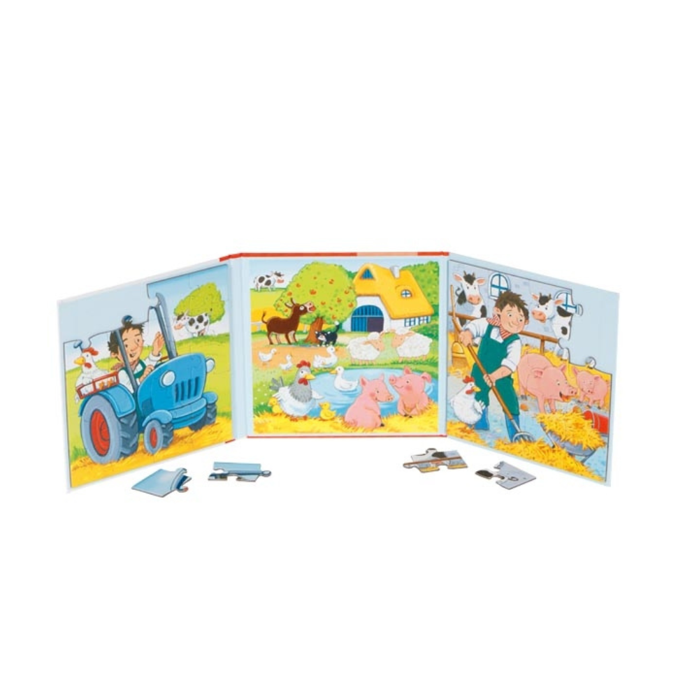 Farm Magnetic Puzzle Book by goki | Cotton Planet