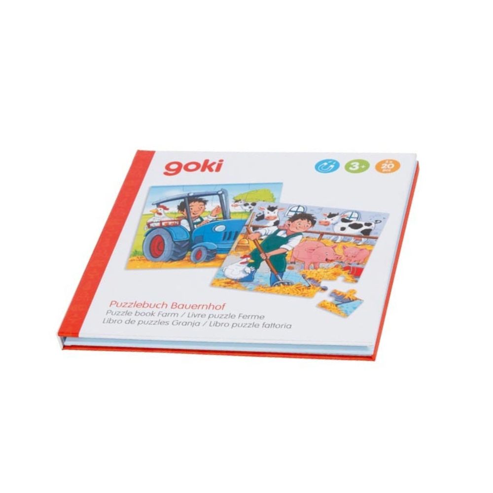 Farm Magnetic Puzzle Book by goki | Cotton Planet