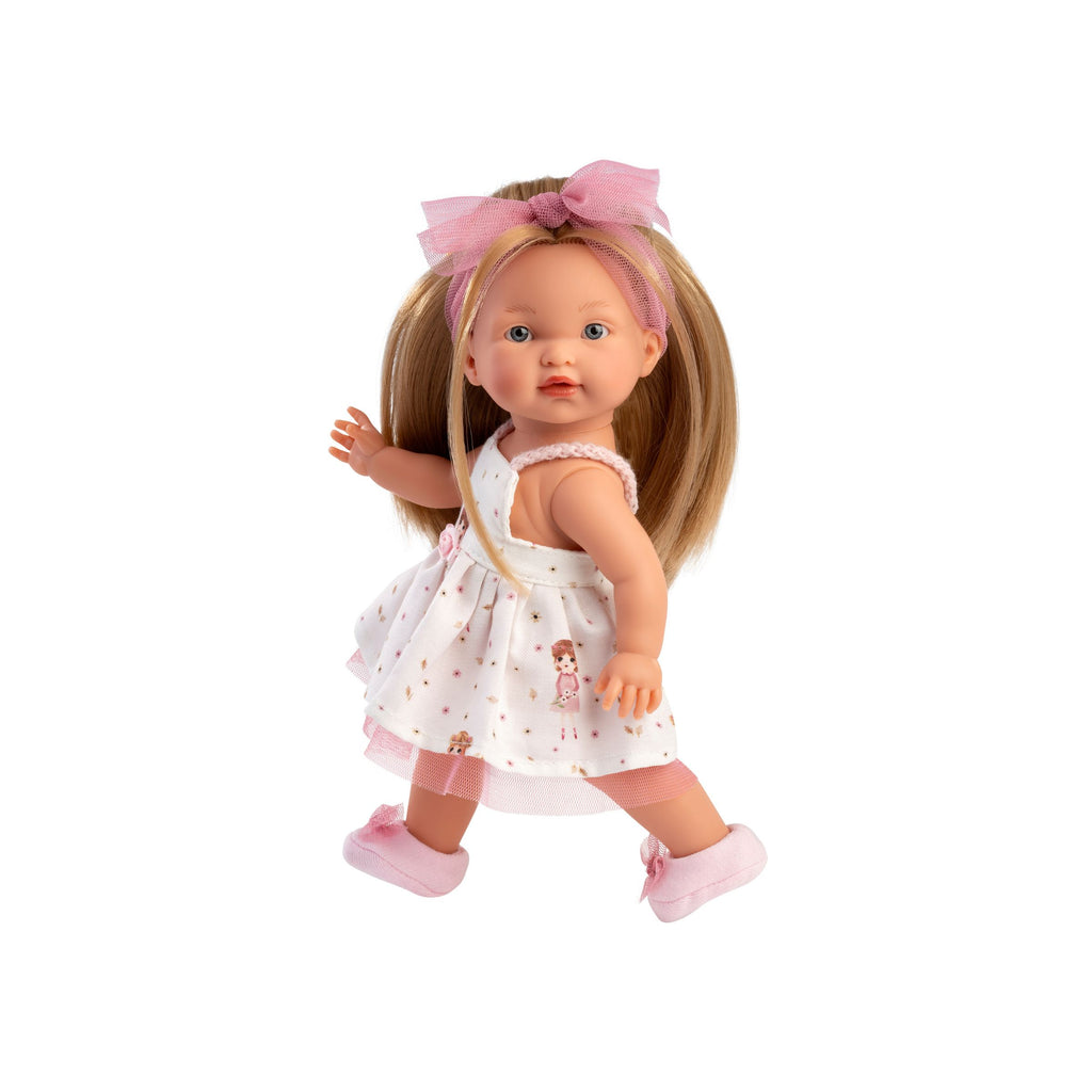 Valeria Doll in a Dress by Llorens | Cotton Planet
