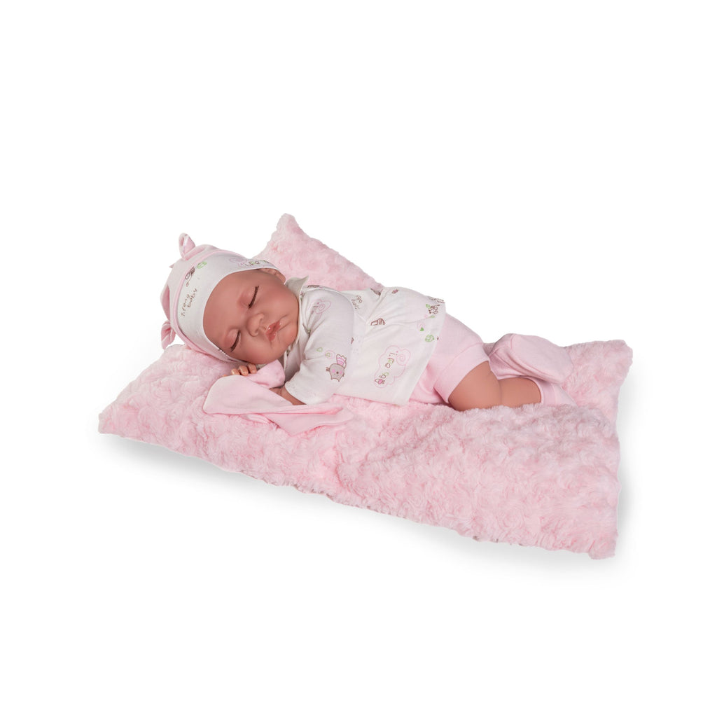 Newborn Doll Sleeping on a Pillow by Antonio Juan | Cotton Planet