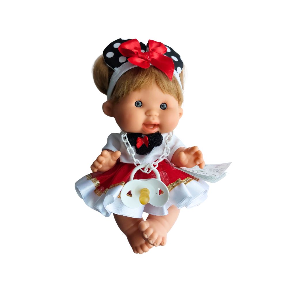 Handmade Disney Doll in a Minnie Dress by Marina & Pau | Cotton Planet