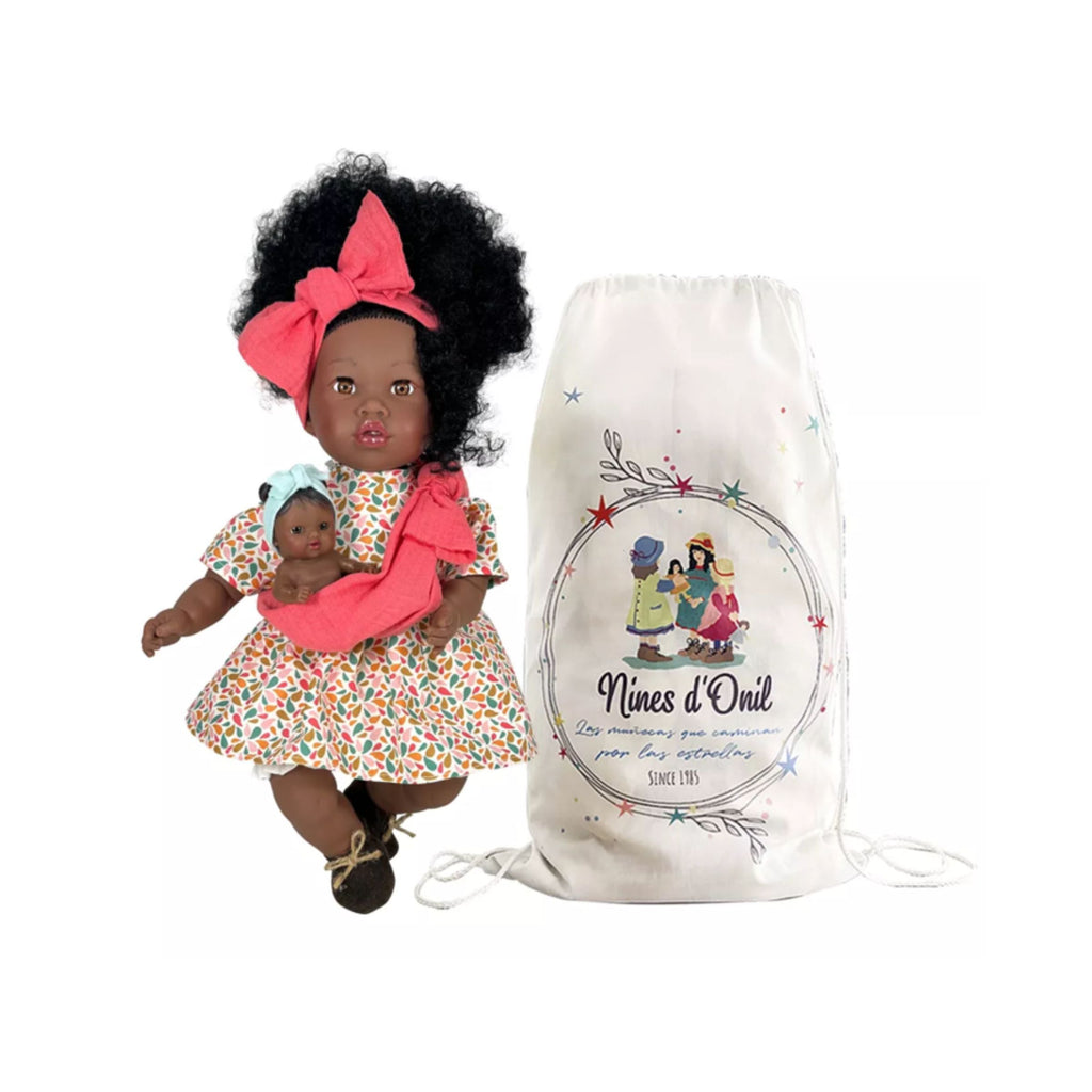 Alika Mom Doll with Baby by Nines d’Onil | Cotton Planet