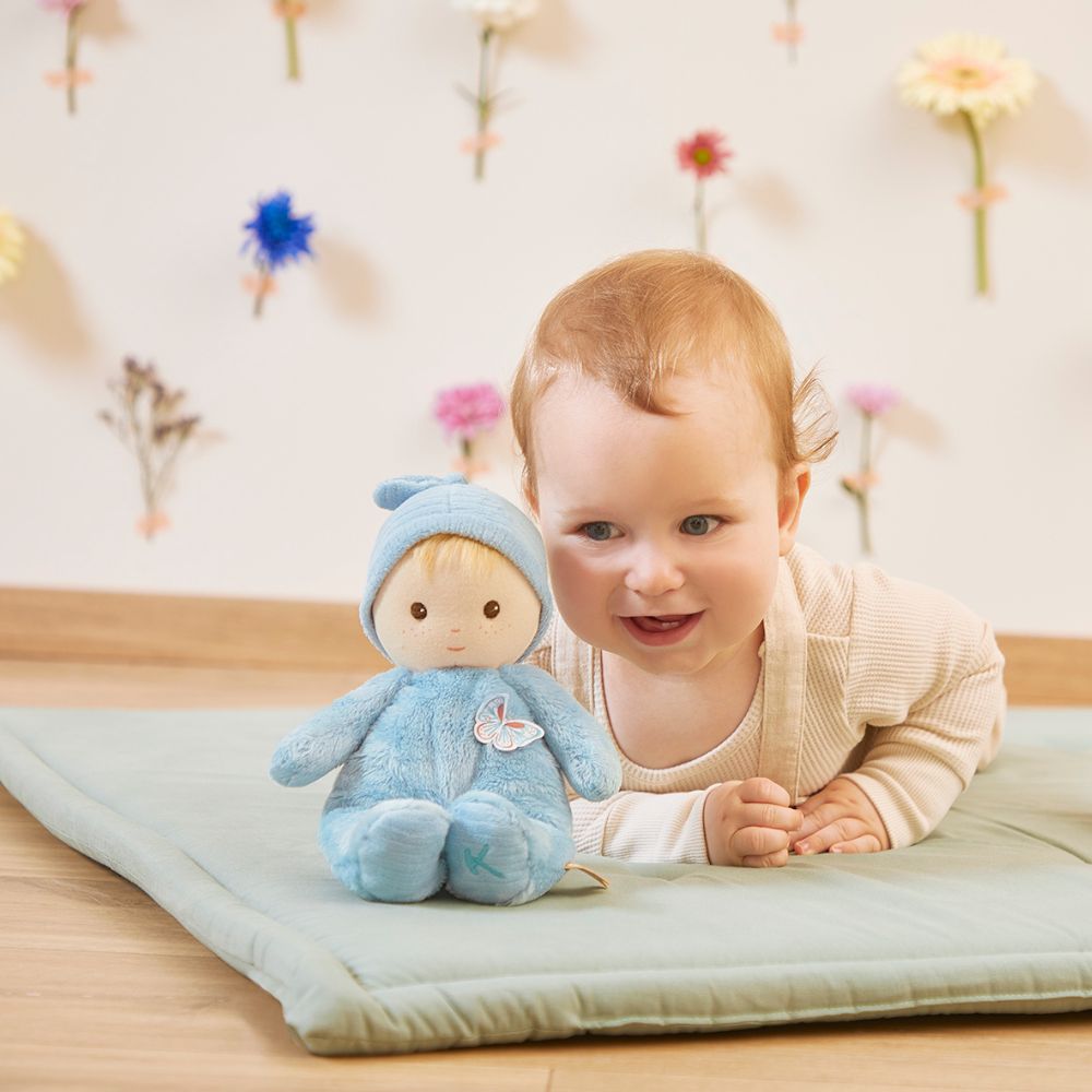 Soft Doll - Linen Blue Doll by Kaloo | Cotton Planet