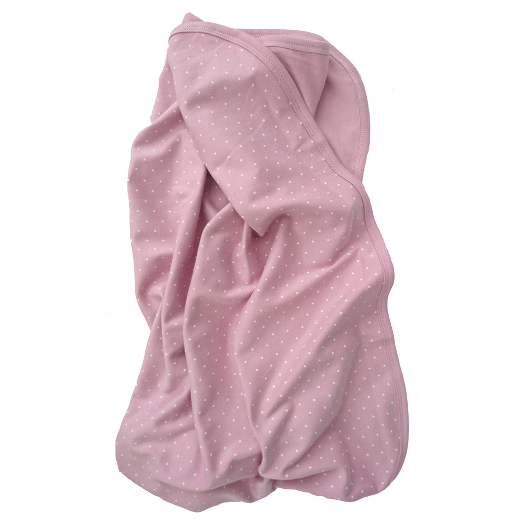 Baby Organic Cotton Jersey Pink with White Dots | Cotton Planet