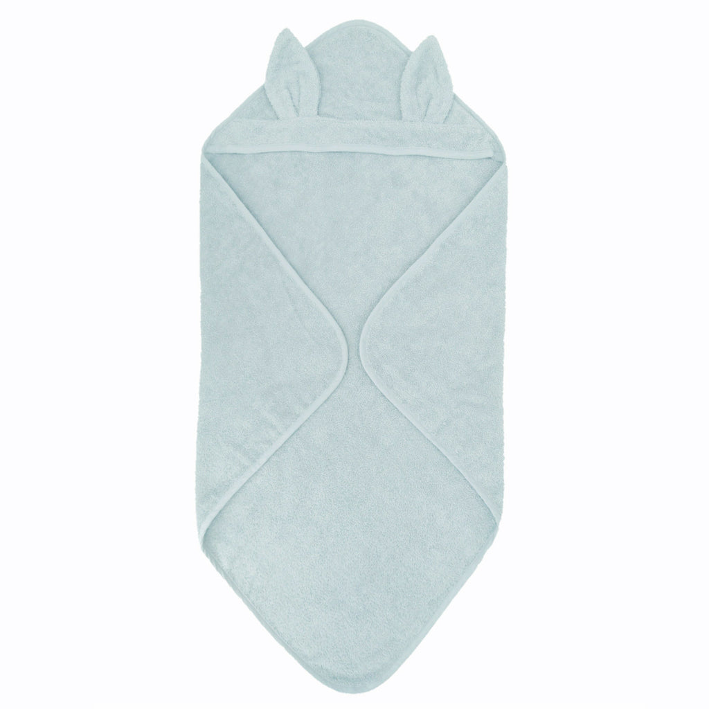 Hooded Rabbit Towel - Sapphire cottonplanet.ie
