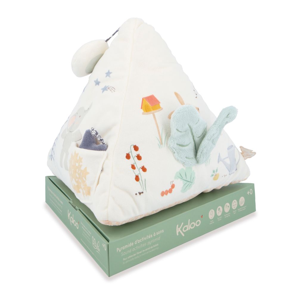 Fabric Activity Sound Pyramid by Kaloo | Cotton Planet