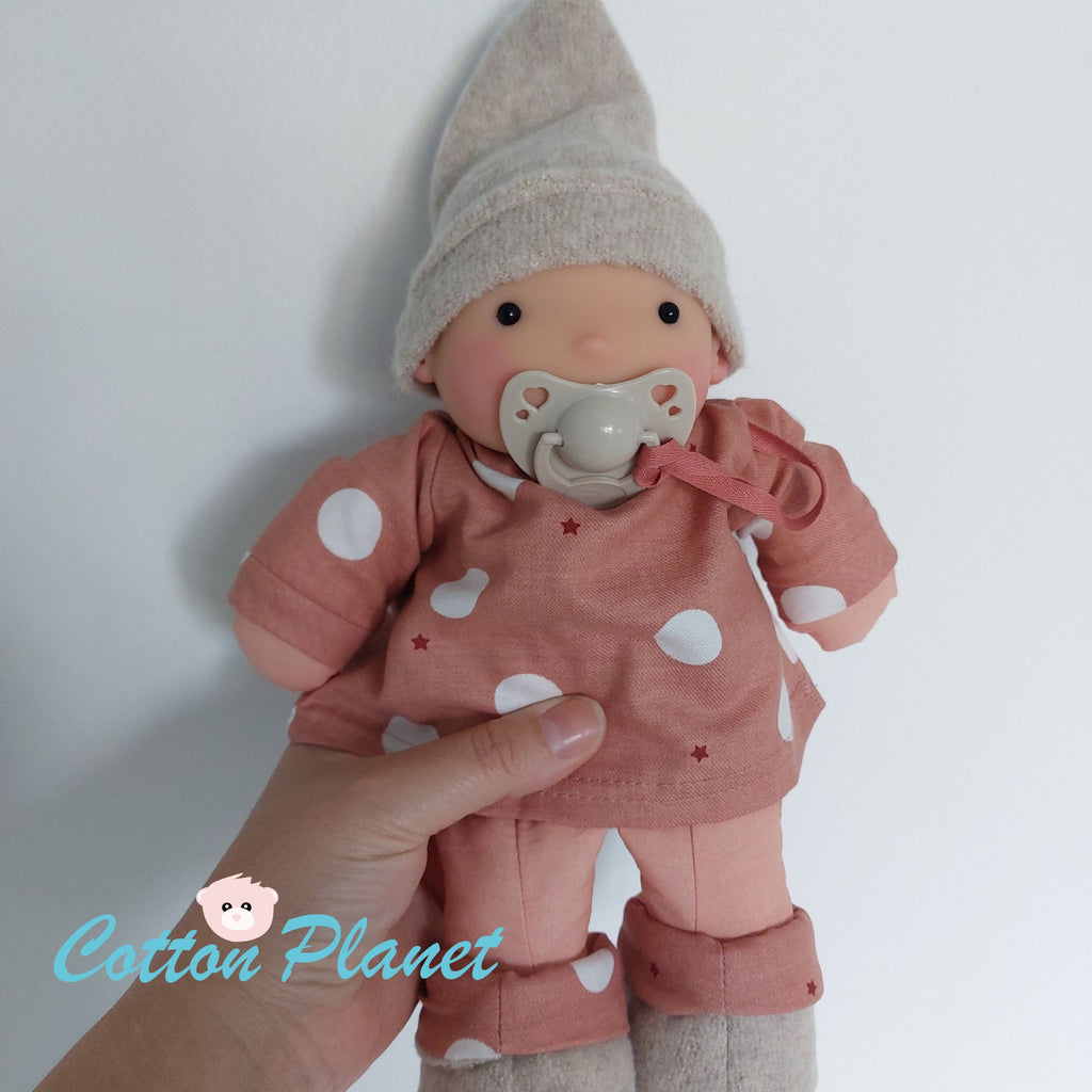 Organic Soft Doll in Peach by Antonio Juan | Cotton Planet