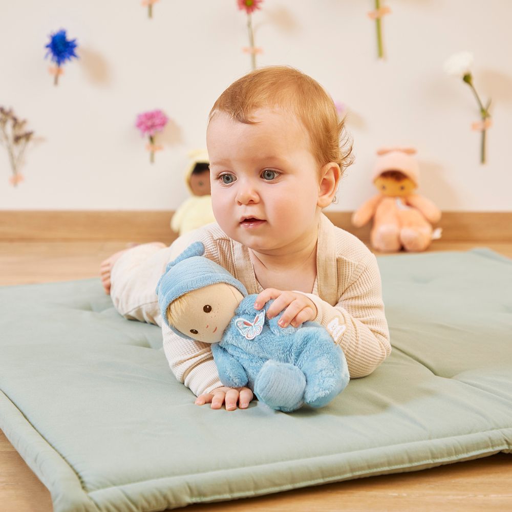 Soft Doll - Linen Blue Doll by Kaloo | Cotton Planet