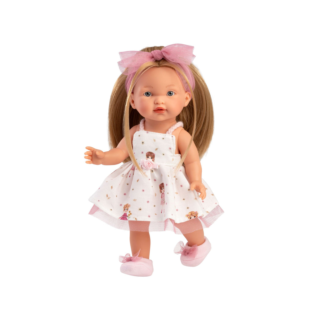 Valeria Doll in a Dress by Llorens | Cotton Planet