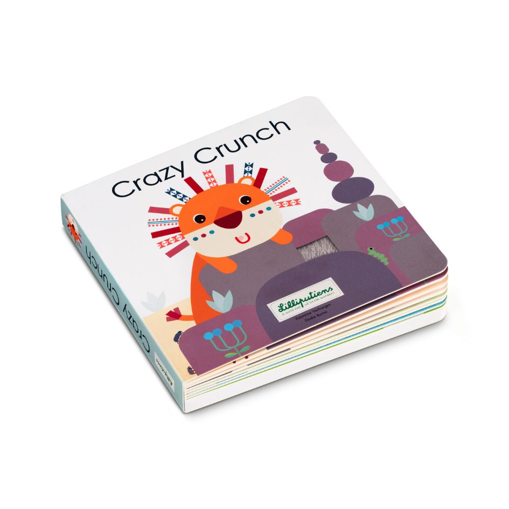 Touch and Sound Book 'Crazy Crunch' by Lilliputiens | Cotton Planet