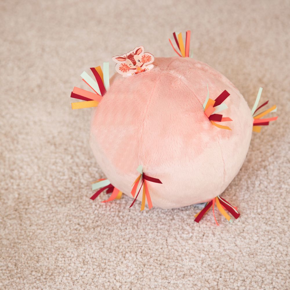 Pink Soft Activity Ball by Lilliputiens | Cotton Planet