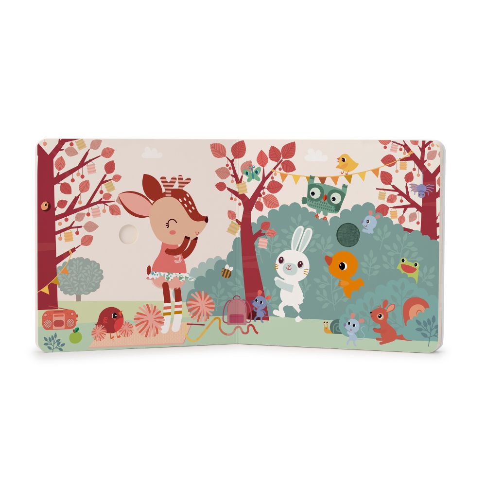 Touch and Sound Book 'Happy Forest' by Lilliputiens | Cotton Planet