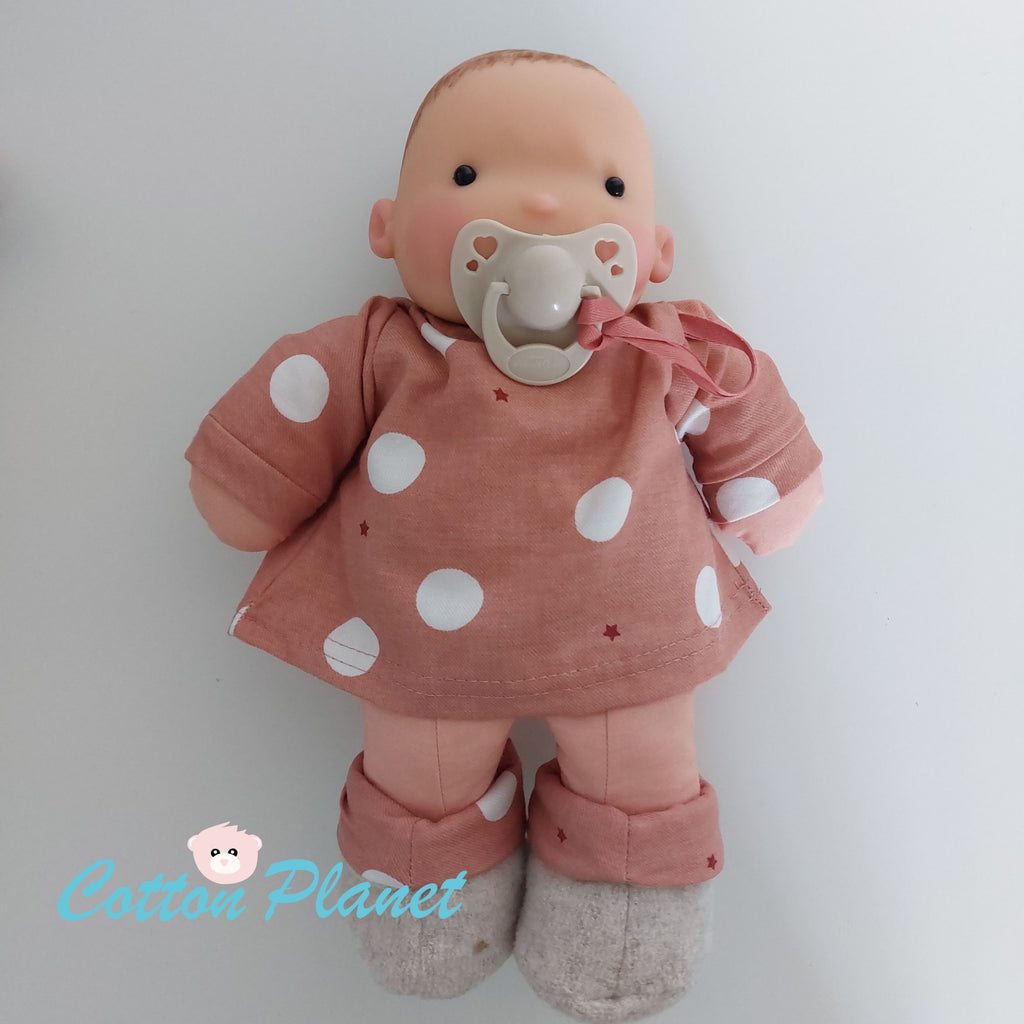 Organic Soft Doll in Peach by Antonio Juan | Cotton Planet