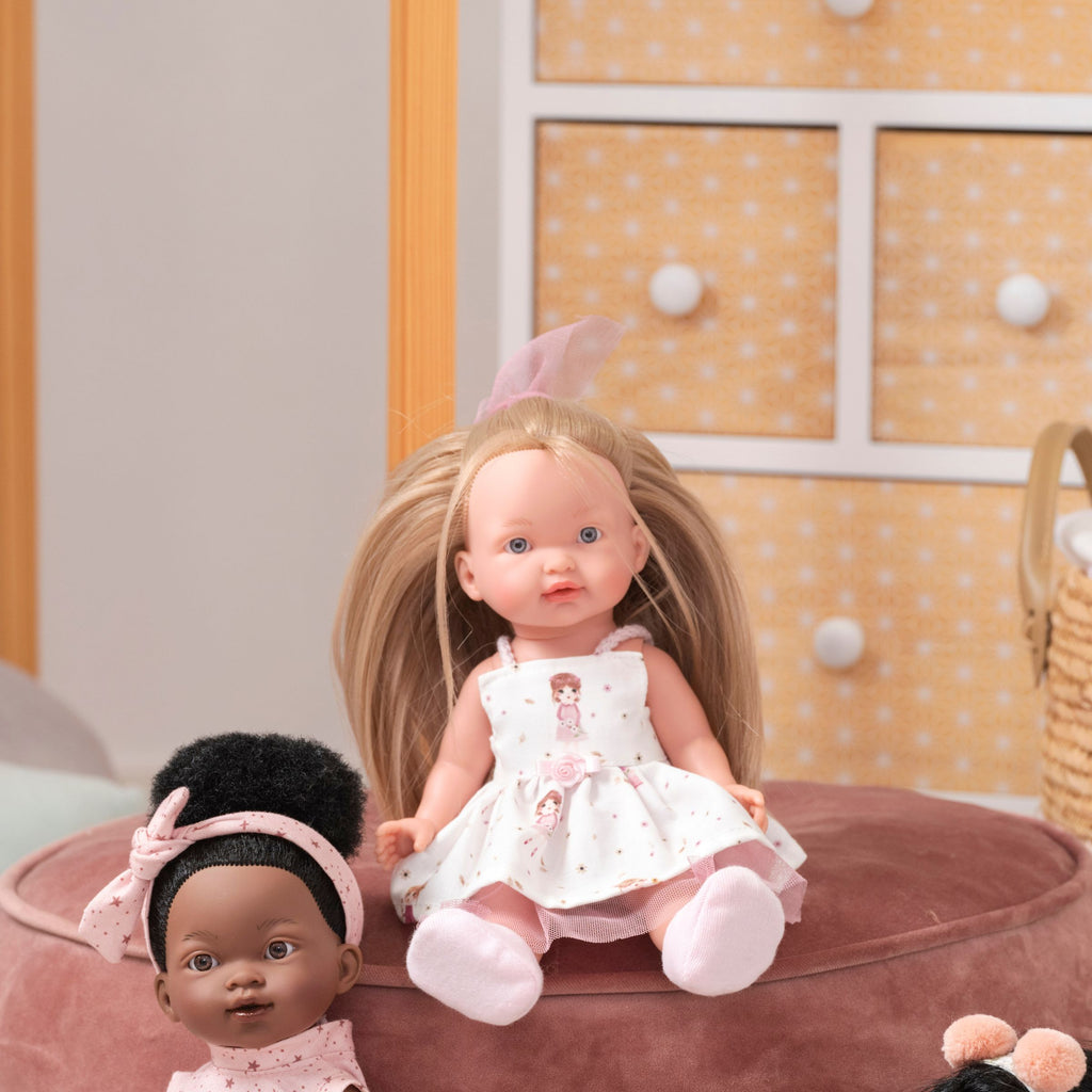 Valeria Doll in a Dress by Llorens | Cotton Planet