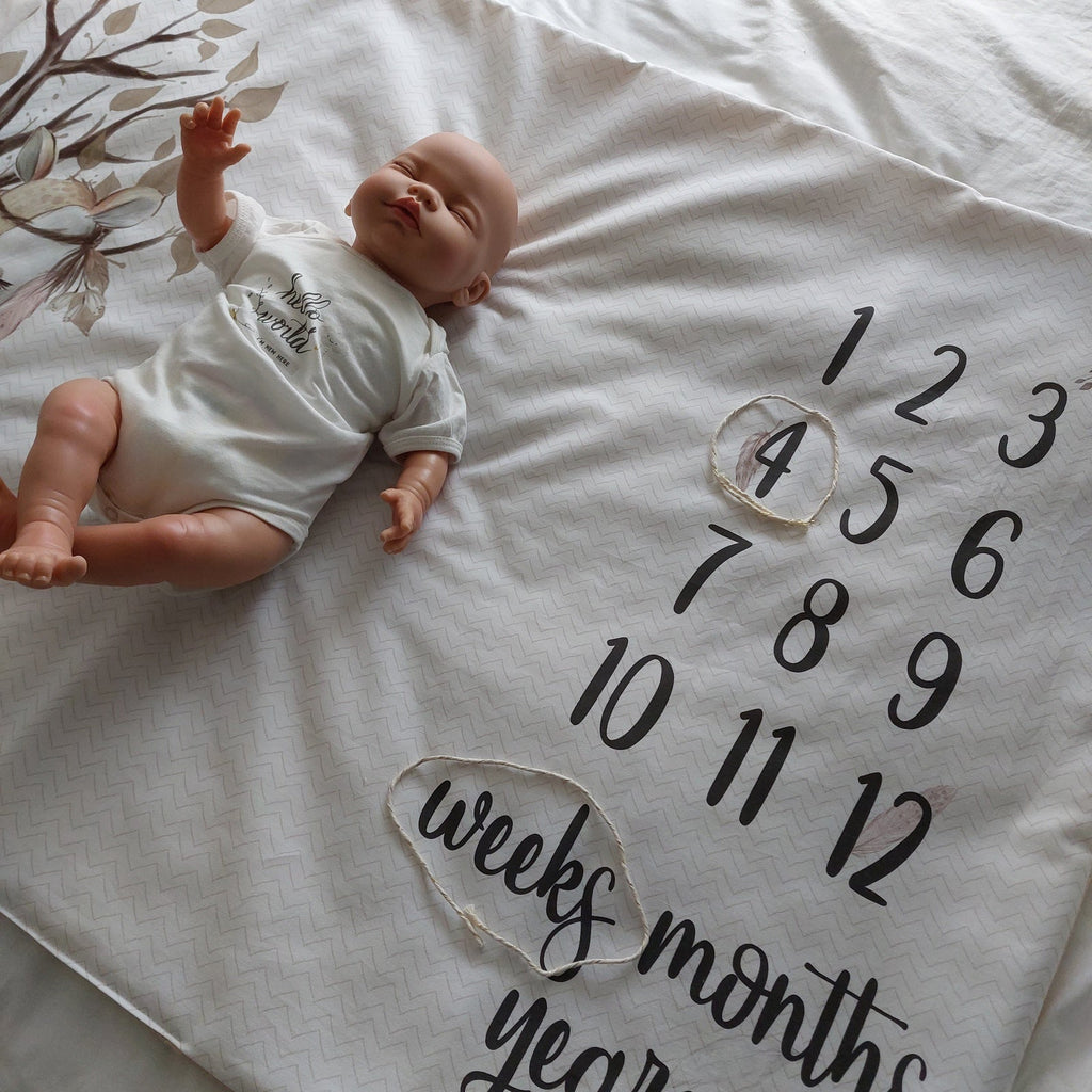 Baby Milestone Blanket - Boho