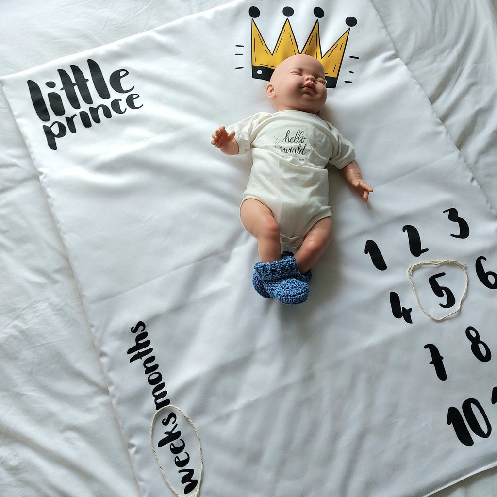 Baby Milestone Blanket - Little Prince
