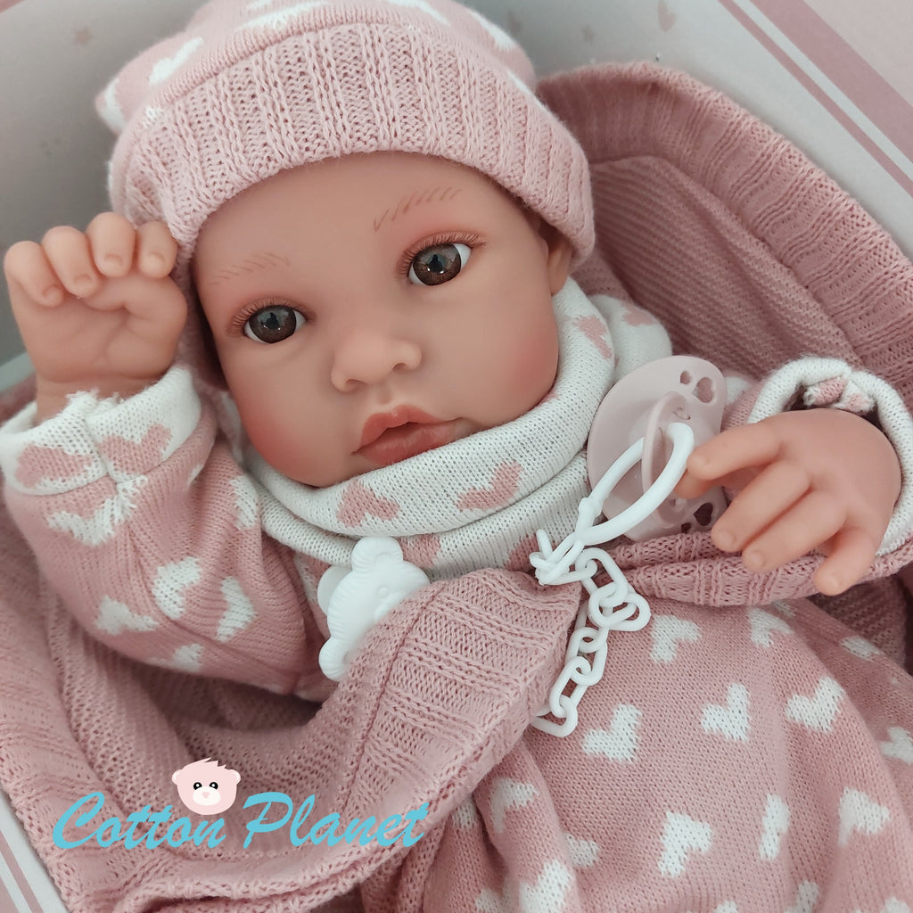 Newborn Doll with Blanket and Romper by Antonio Juan | Cotton Planet