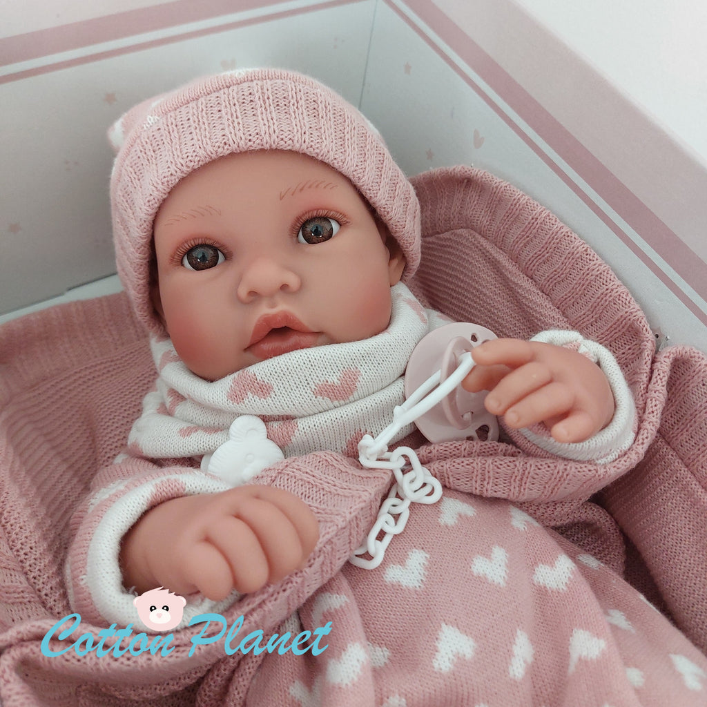 Newborn Doll with Blanket and Romper by Antonio Juan | Cotton Planet