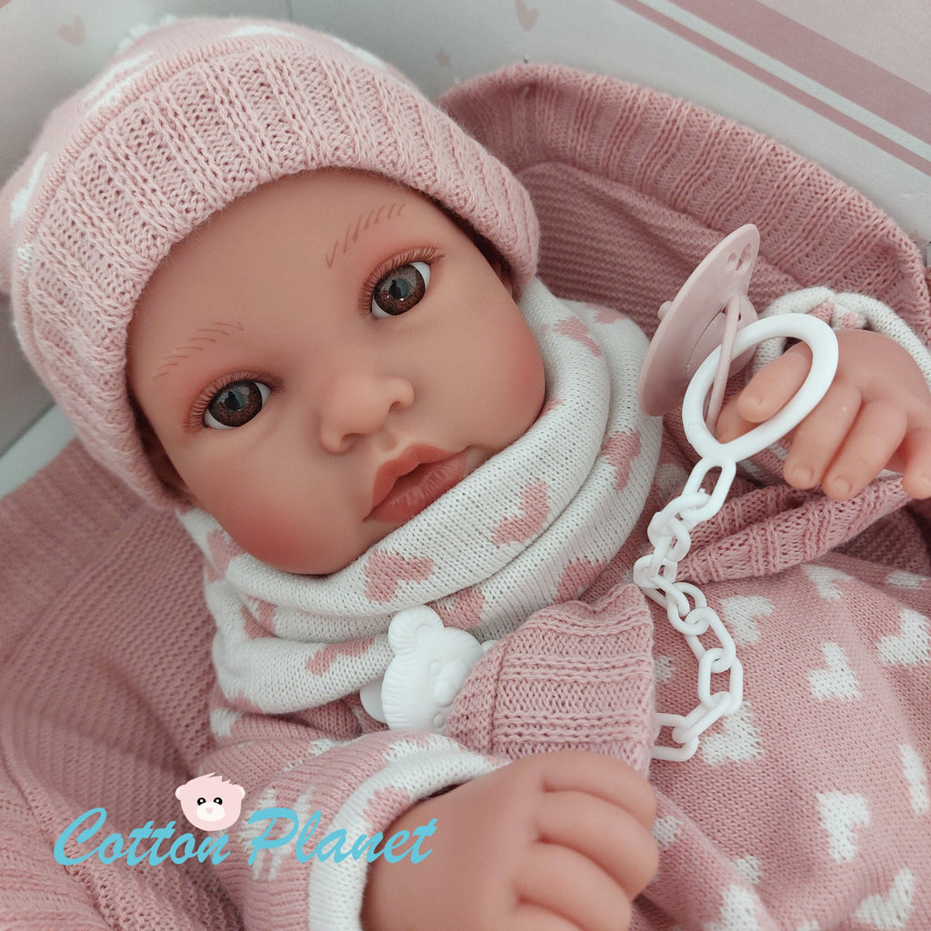 Newborn Doll with Blanket and Romper by Antonio Juan | Cotton Planet