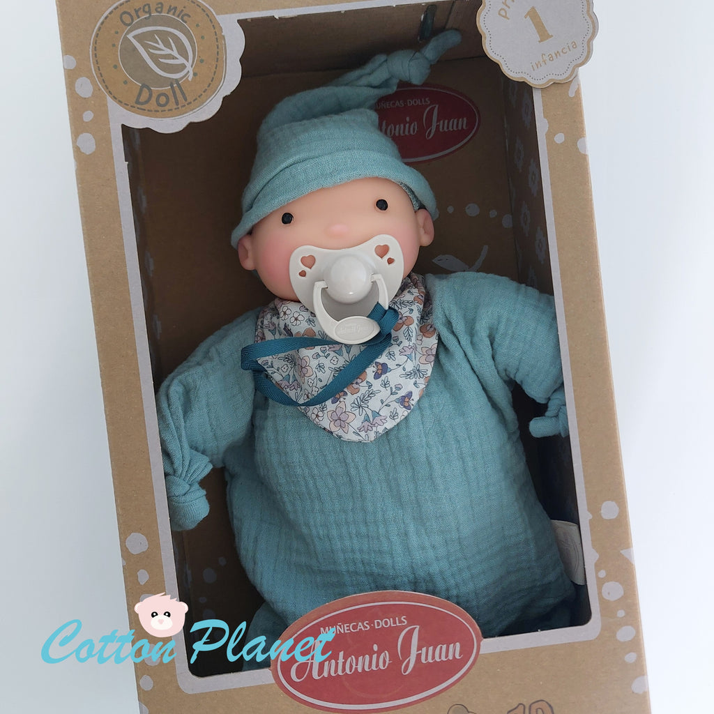 Organic Cloth Doll in Blue by Antonio Juan | Cotton Planet