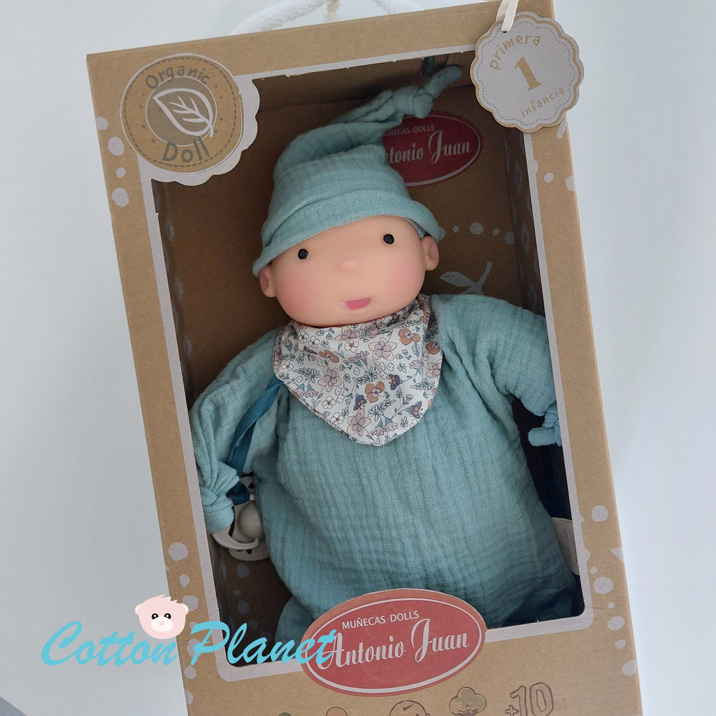 Organic Cloth Doll in Blue by Antonio Juan | Cotton Planet