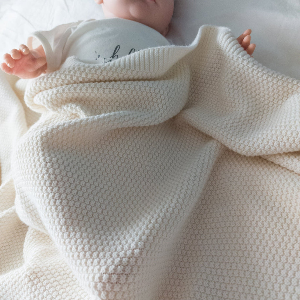Cotton Classic Knit Blanket