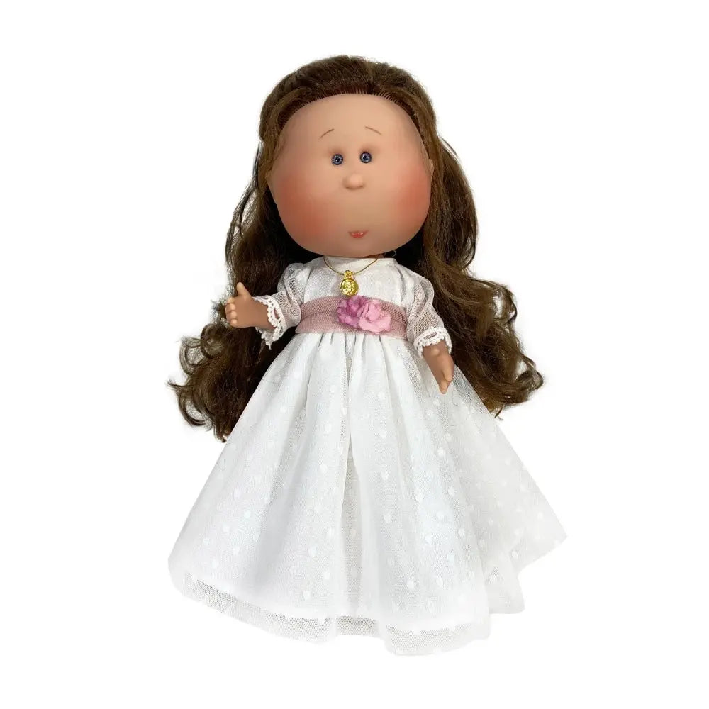 First Holy Communion Doll - Brunette Mia cottonplanet.ie