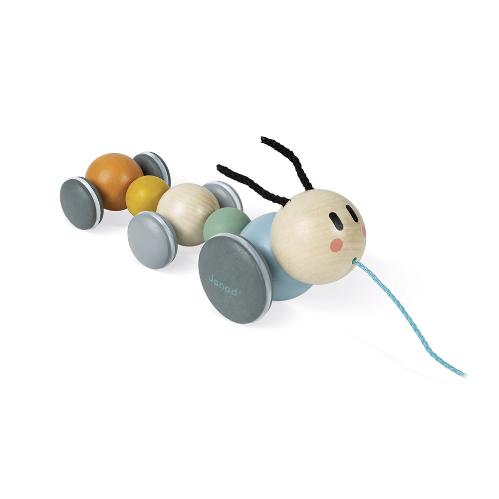 Pull Along Caterpillar - Sweet Cocoon by Janod | Cotton Planet