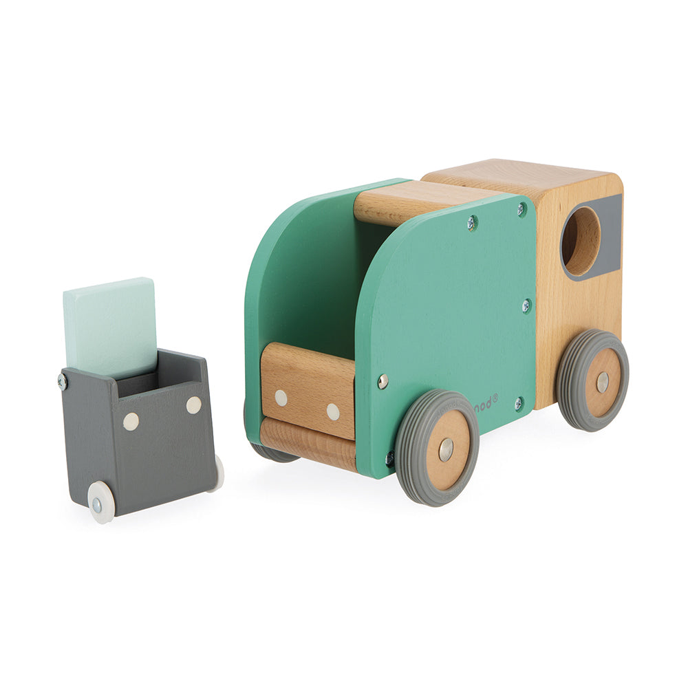 Bolid Wooden Recycling Truck by Janod | Cotton Planet