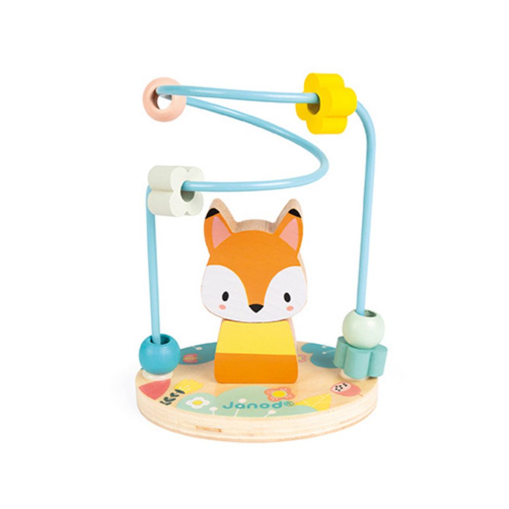 Fox Bead Maze Activity Toy by Janod | Cotton Planet