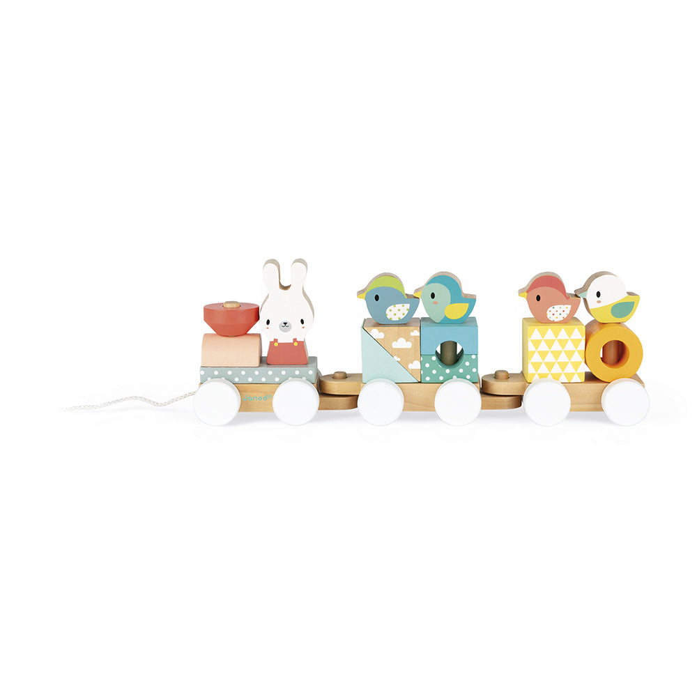 Pure Wooden Train by Janod | Cotton Planet