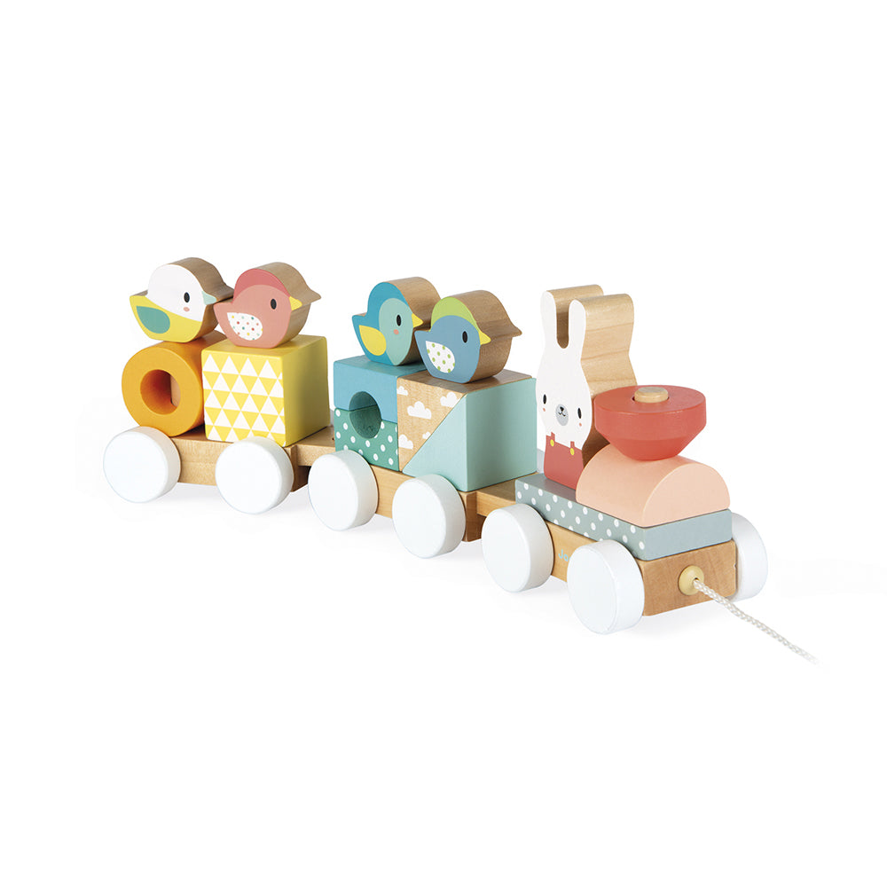 Pure Wooden Train by Janod | Cotton Planet