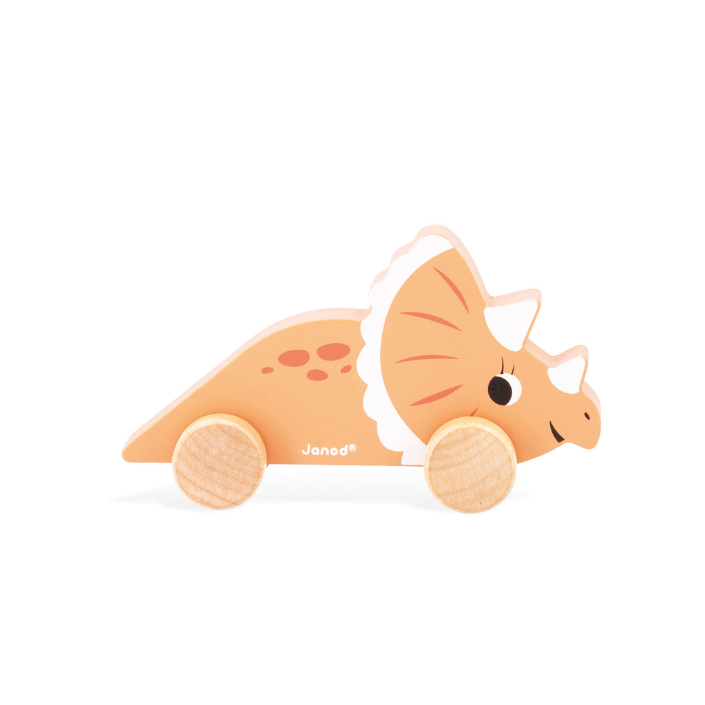 Push Along Dinos Toy by Janod | Cotton Planet
